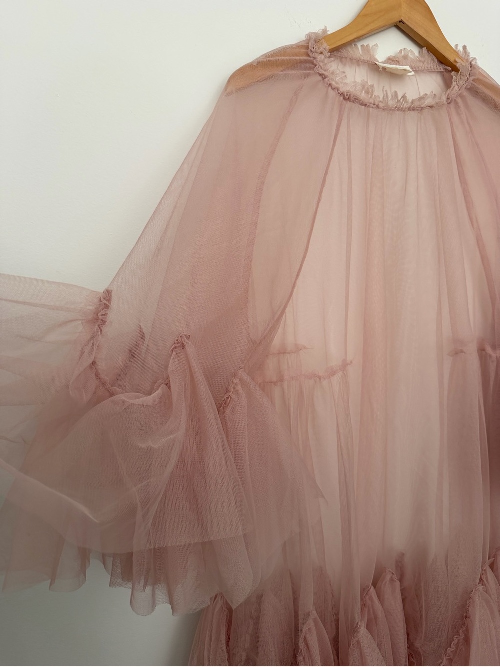 Anthropologie Maeve Tulle Mesh Midi Dress - Picture 4 of 5